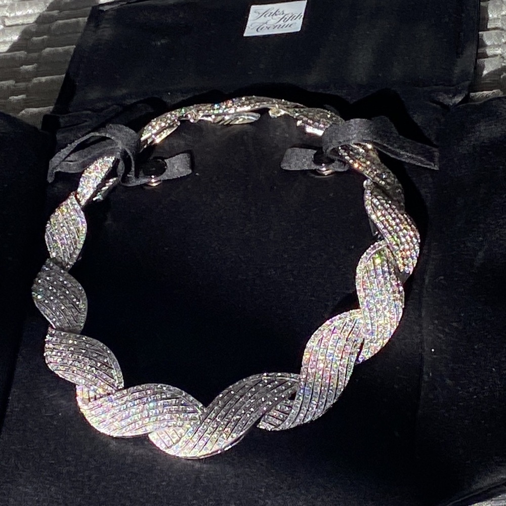 Saks Fifth Avenue Crystal Necklace